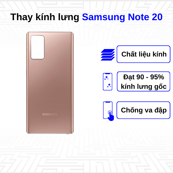Thay kính lưng Samsung Galaxy Note 20