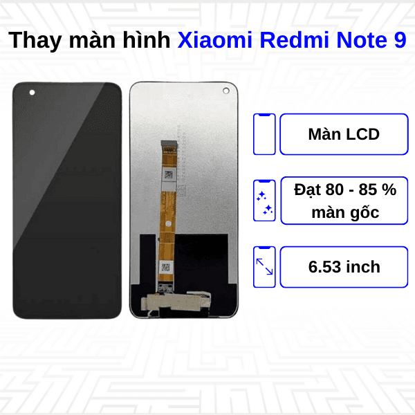 Thay màn hình Xiaomi Redmi Note 9
