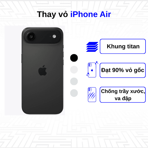 Thay vỏ iPhone Air