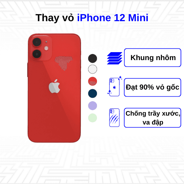 Thay vỏ iPhone 12 Mini