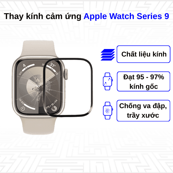 Thay kính cảm ứng Apple Watch Series 9