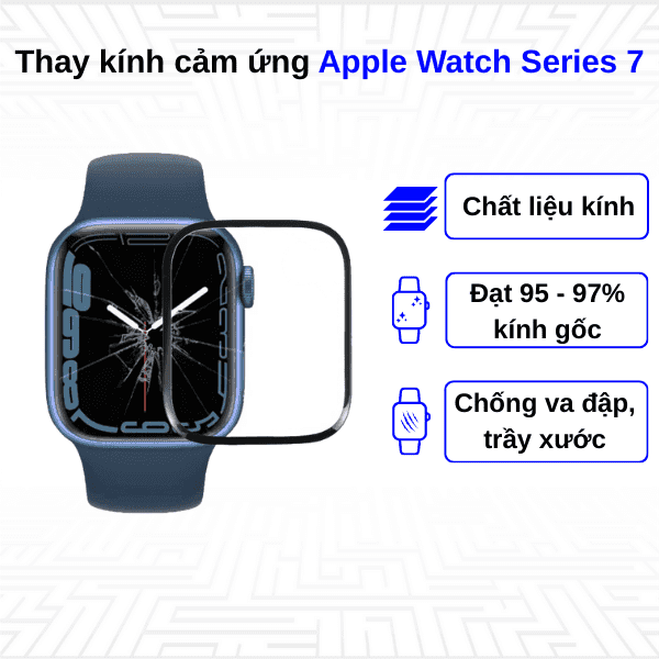 Thay kính cảm ứng Apple Watch Series 7