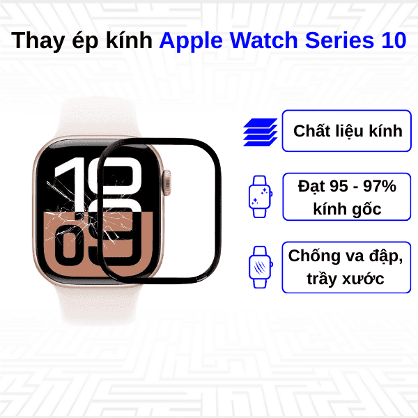 Thay kính màn hình Apple Watch Series 10