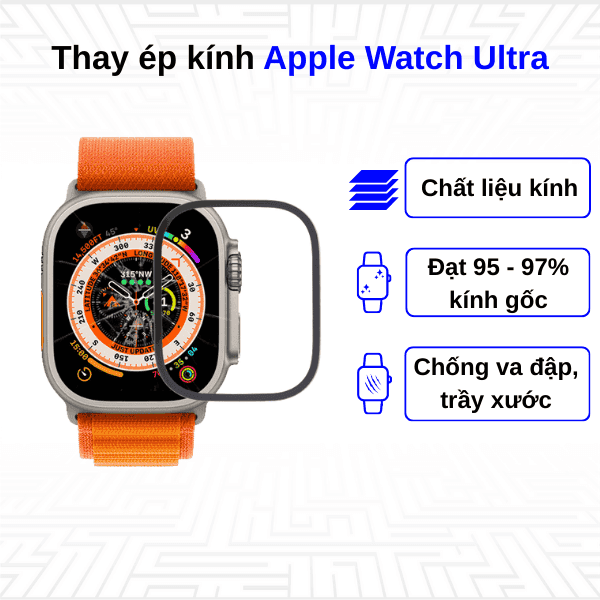 Thay kính màn hình Apple Watch Ultra