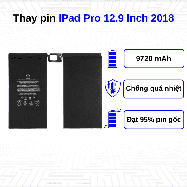 Thay pin Ipad Pro 12.9 Inch 2018 Gen3