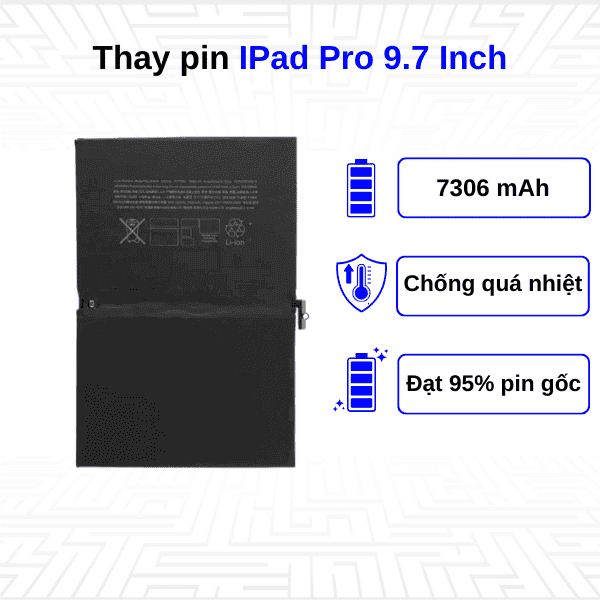 Thay pin Ipad Pro 9.7 Inch