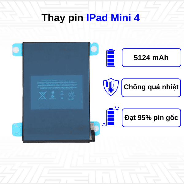 Thay pin iPad Mini 4