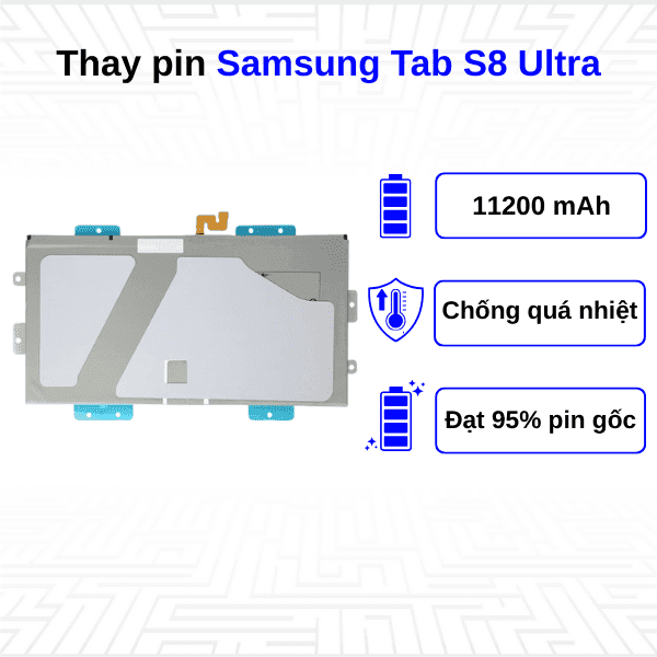 Thay pin Samsung Galaxy Tab S8 Ultra