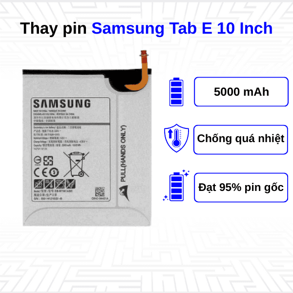 Thay pin Samsung Galaxy Tab E 10 inch