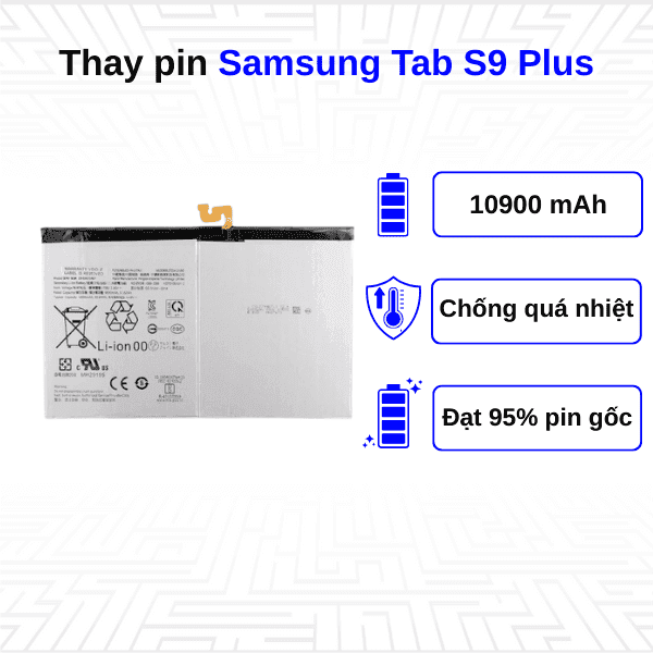 Thay pin Samsung Galaxy Tab S9 Plus