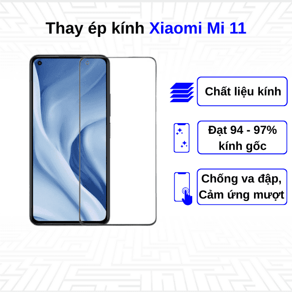 Ép kính màn hình Xiaomi Mi 11