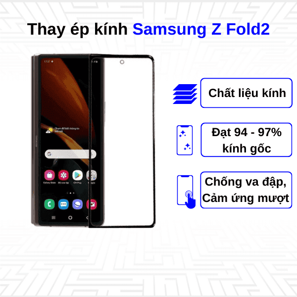 Ép kính màn hình Samsung Galaxy Z Fold 2 5G