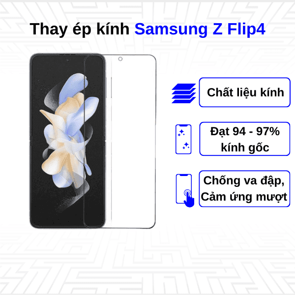 Ép kính màn hình Samsung Galaxy Z Flip 4