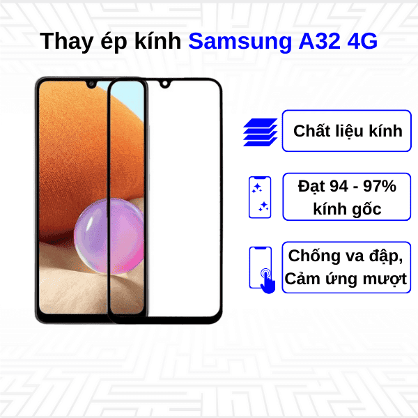 Ép kính màn hình Samsung Galaxy A32 4G