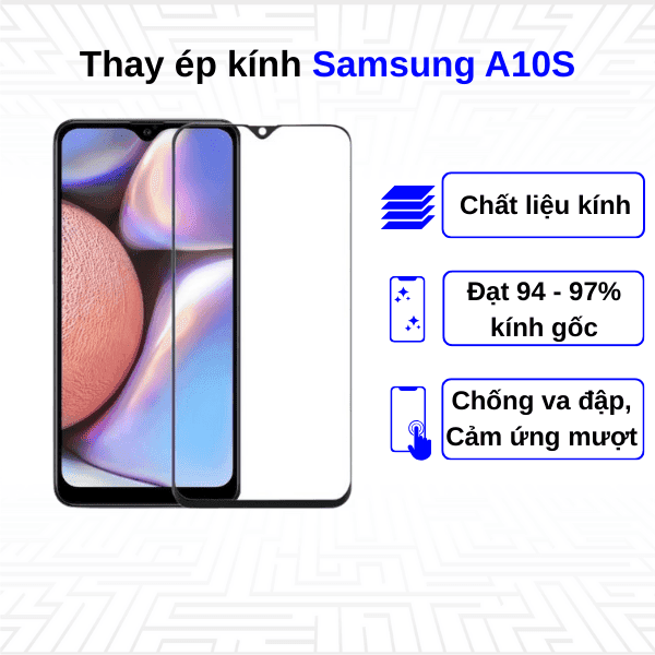 Ép kính màn hình Samsung Galaxy A10S