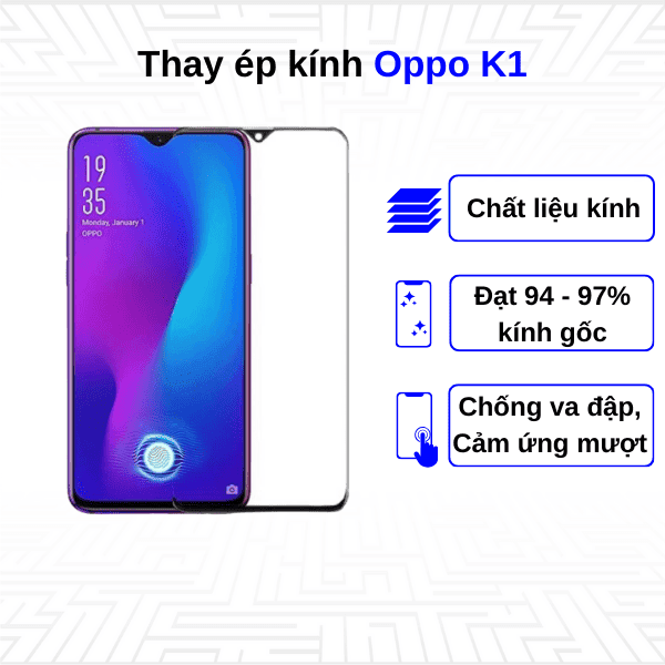 Ép kính màn hình Oppo K1