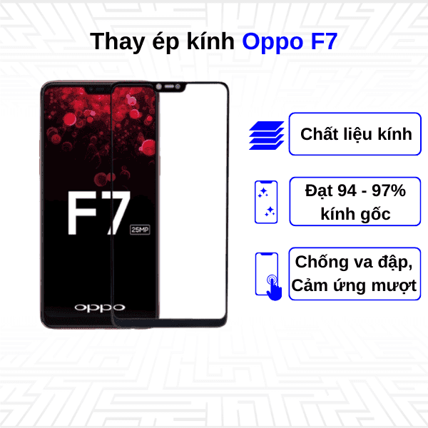 Ép kính màn hình Oppo F7