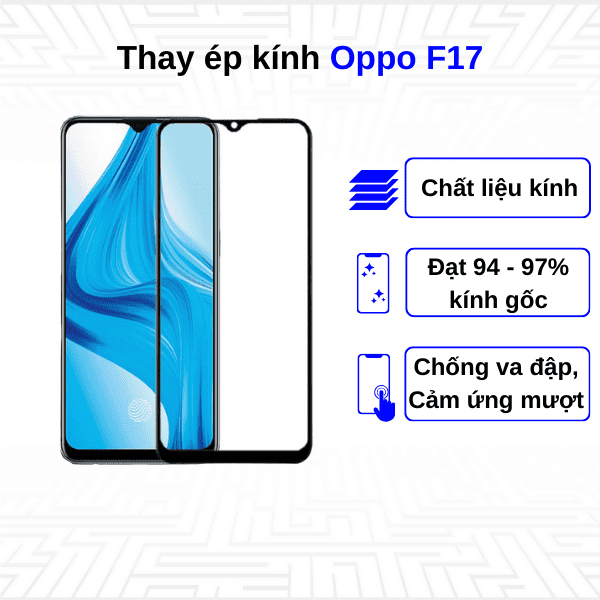 Ép kính màn hình Oppo F17