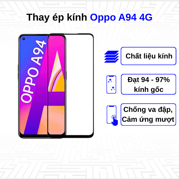 Ép kính màn hình Oppo A94 4G