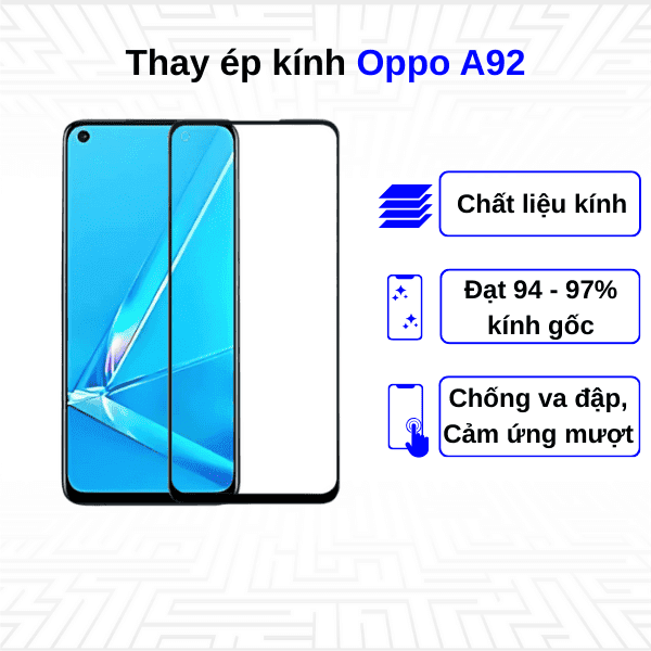 Ép kính màn hình Oppo A92