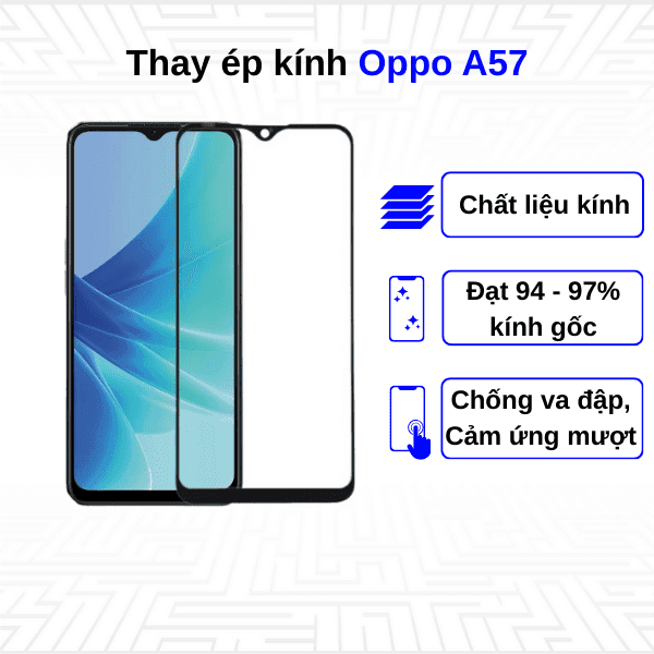 Ép kính màn hình Oppo A57 (2020)