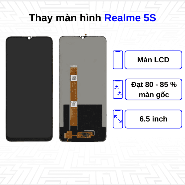 Thay màn hình Realme 5s