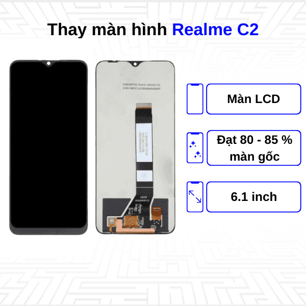 Thay màn hình Realme C2