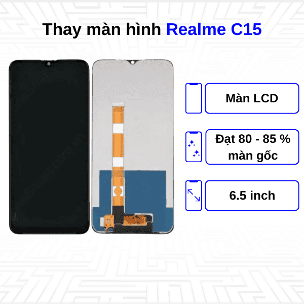 Thay màn hình Realme C15
