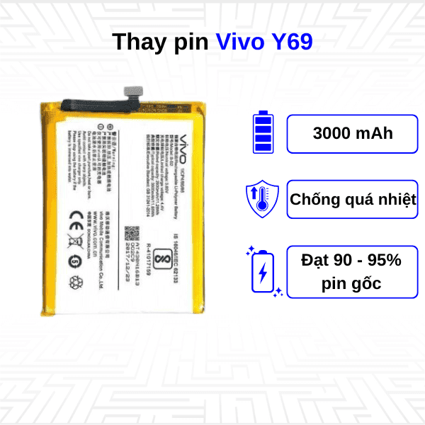 Thay pin điện thoại Vivo Y69