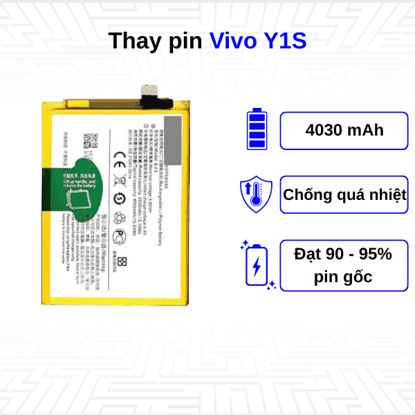 Thay pin điện thoại Vivo Y1S