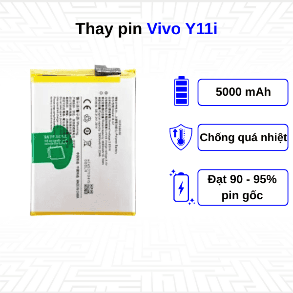 Thay pin điện thoại Vivo Y11i
