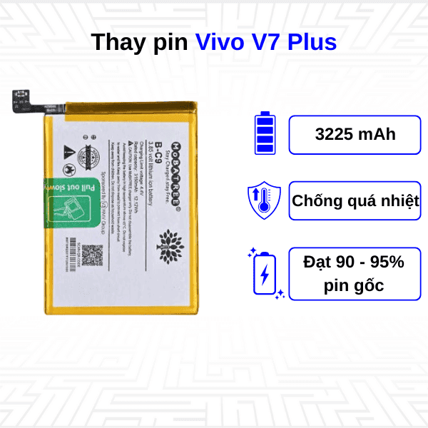 Thay pin điện thoại Vivo V7 Plus