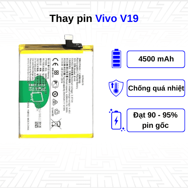 Thay pin điện thoại Vivo V19