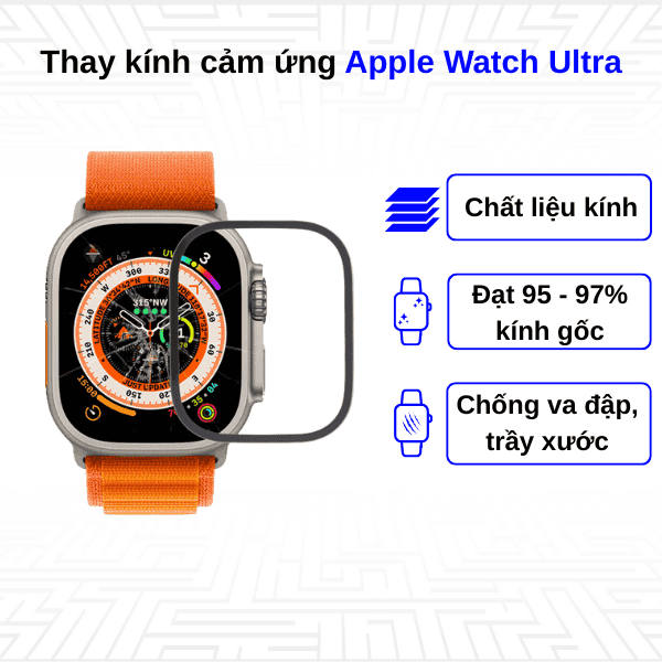 Thay kính cảm ứng Apple Watch Ultra