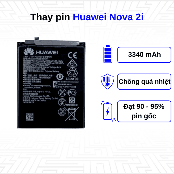 Thay pin điện thoại Huawei Nova 2i