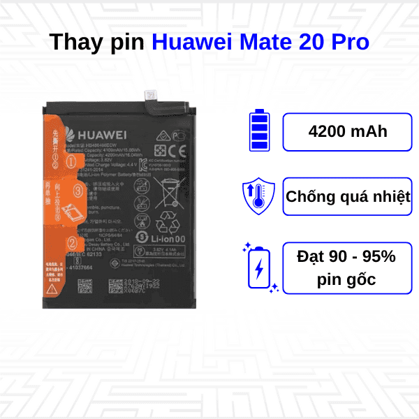 Thay pin điện thoại Huawei Mate 20 Pro