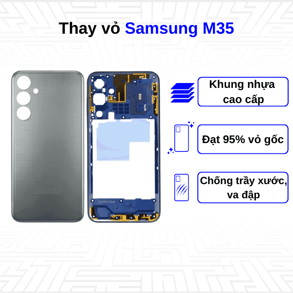 Thay vỏ Samsung Galaxy M35