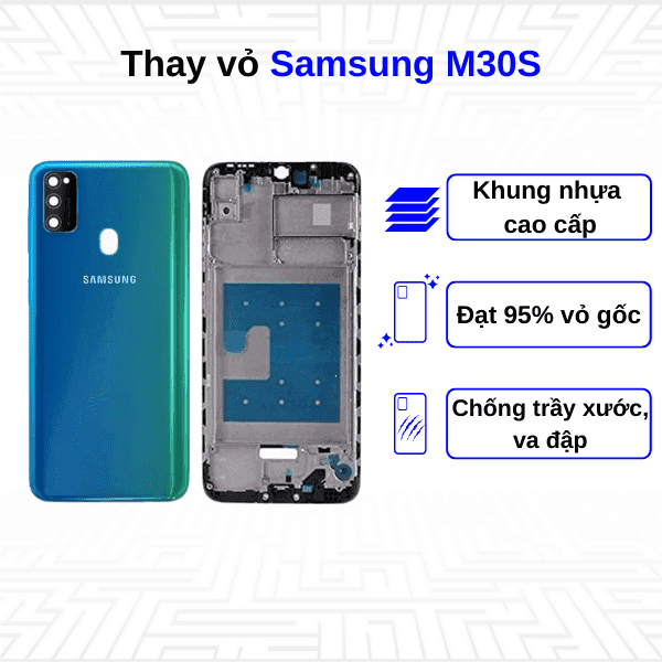 Thay vỏ Samsung Galaxy M30S