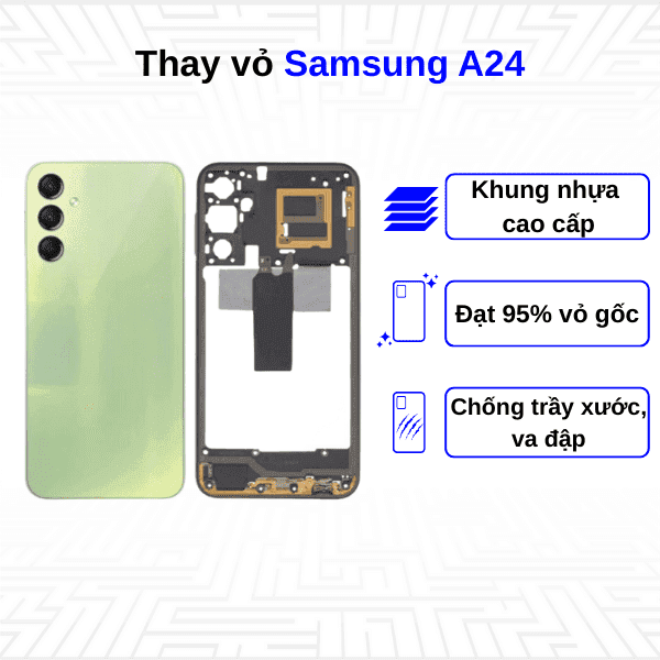 Thay vỏ Samsung Galaxy A24