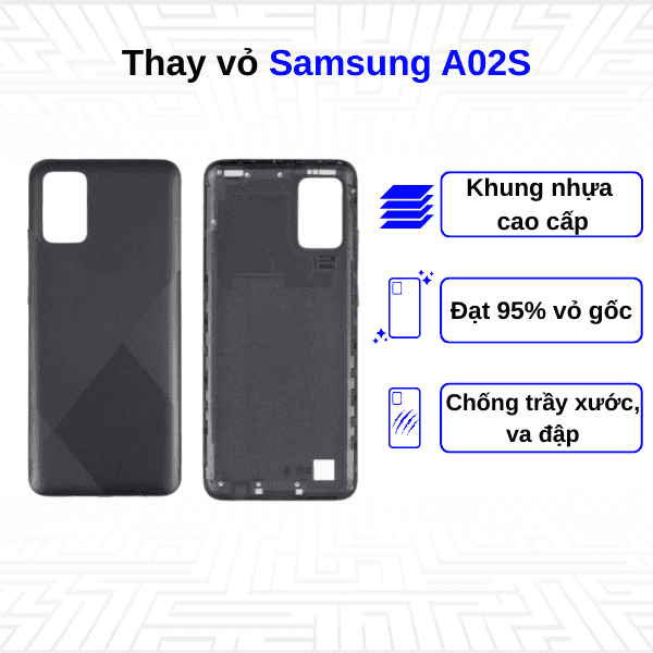Thay vỏ Samsung Galaxy A02S