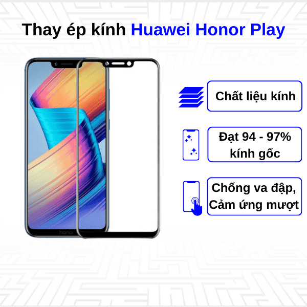 Ép kính màn hình Huawei Honor Play