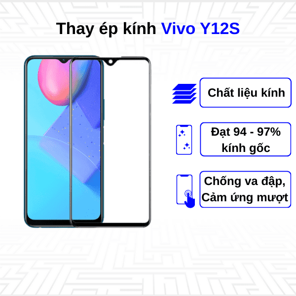 Ép kính màn hình Vivo Y12s