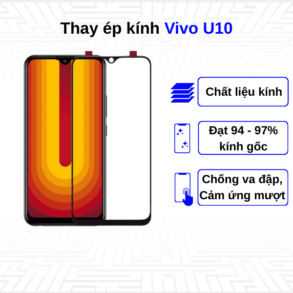 Ép kính màn hình Vivo U10