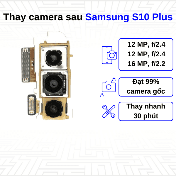 Thay Camera sau Samsung Galaxy S10 Plus