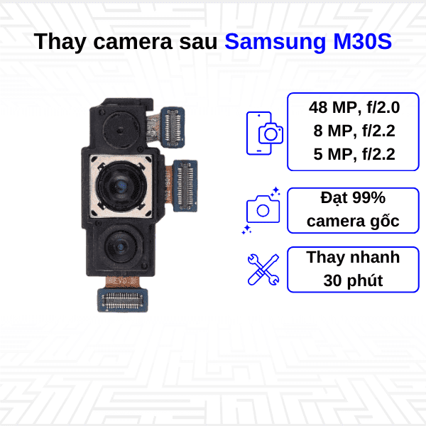 Thay Camera sau Samsung Galaxy M30S