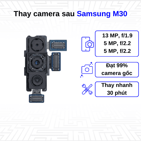 Thay Camera sau Samsung Galaxy M30