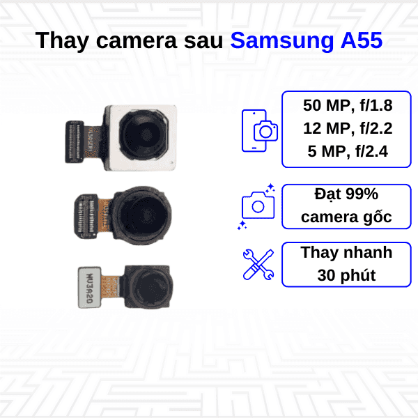 Thay Camera sau Samsung Galaxy A55