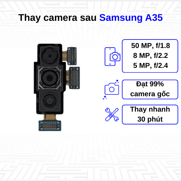 Thay Camera sau Samsung Galaxy A35