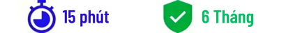 Lấy ngay từ 15 phút | Bảo hành 6 tháng