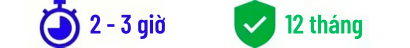 Lấy ngay từ 2 giờ | Bảo hành 6 tháng